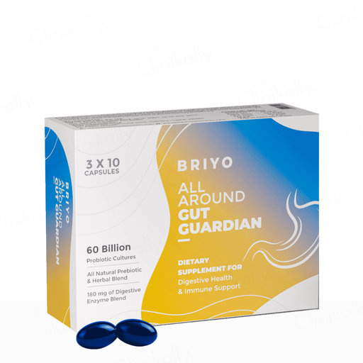 Briyo All Around Gut Guardian 60 Billion CFU Dietary Supplement Capsule