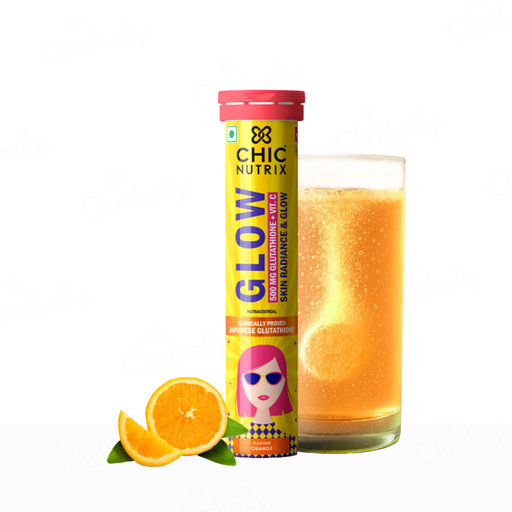 Buy Chicnutrix Glow 500mg Glutathione + Vit. C Effervescent Tablet Online at Best Price