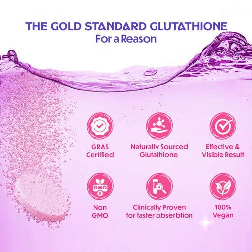 Buy Chicnutrix Glow 500mg Glutathione + Vit. C Effervescent Tablet Online at Best Price