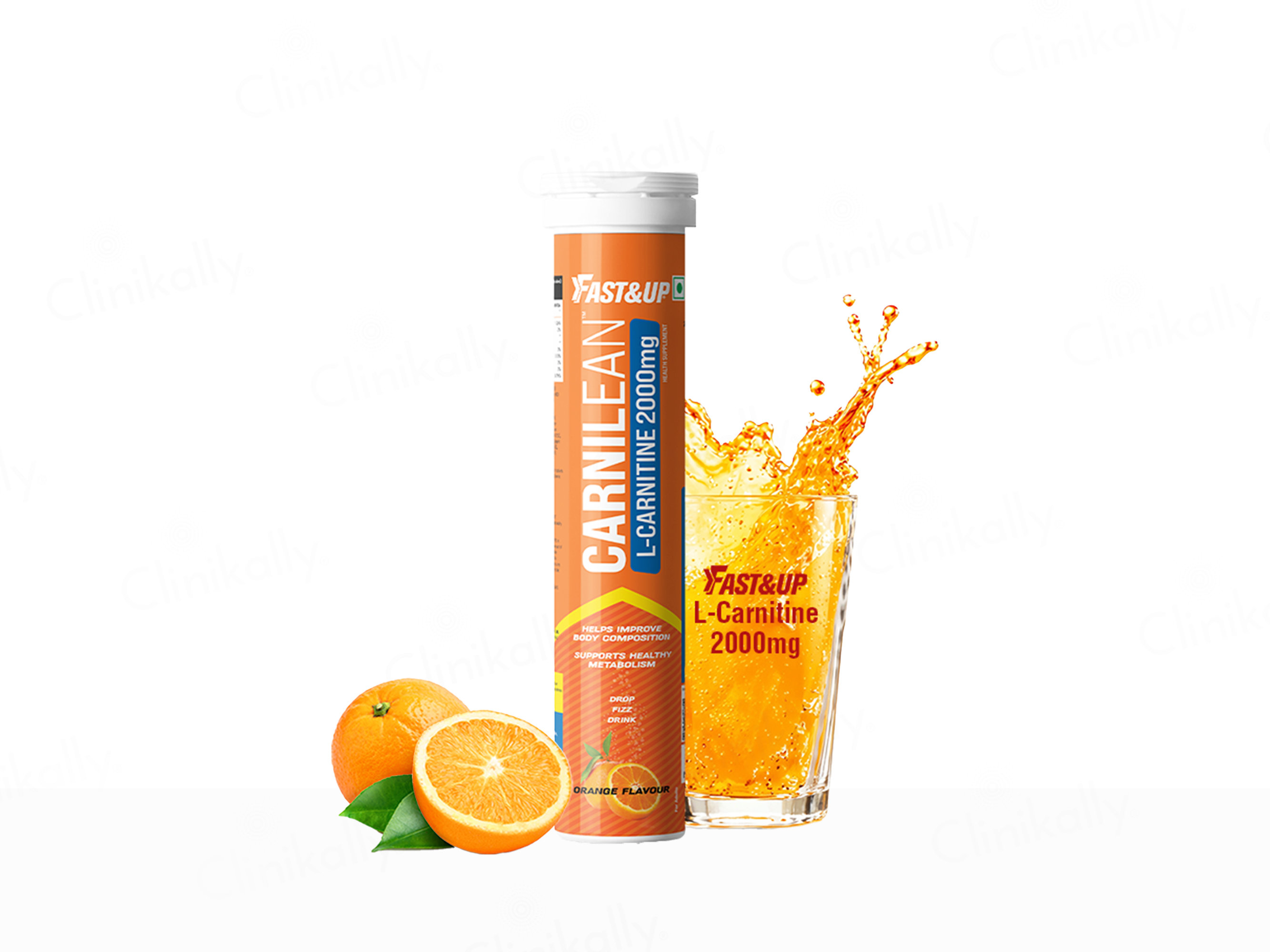 Buy Fast&Up Carnilean L-Carnitine 2000mg Effervescent Tablet Online at Best Price