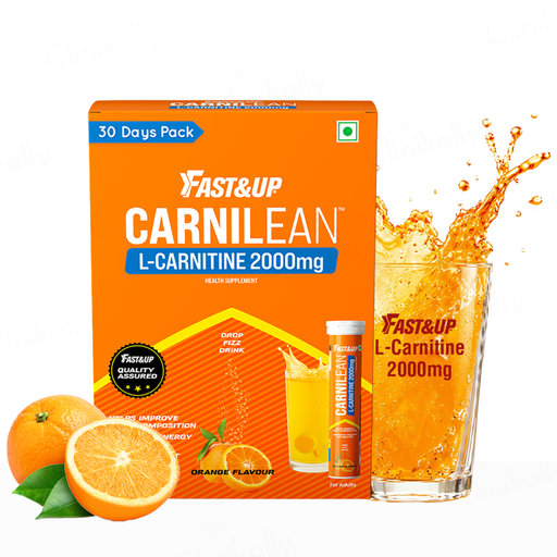 Buy Fast&Up Carnilean L-Carnitine 2000mg Effervescent Tablet Online at Best Price