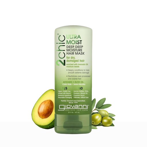 Giovanni 2Chic Olive Oil & Avocado Ultra-Moist Deep Moisture Hair Mask