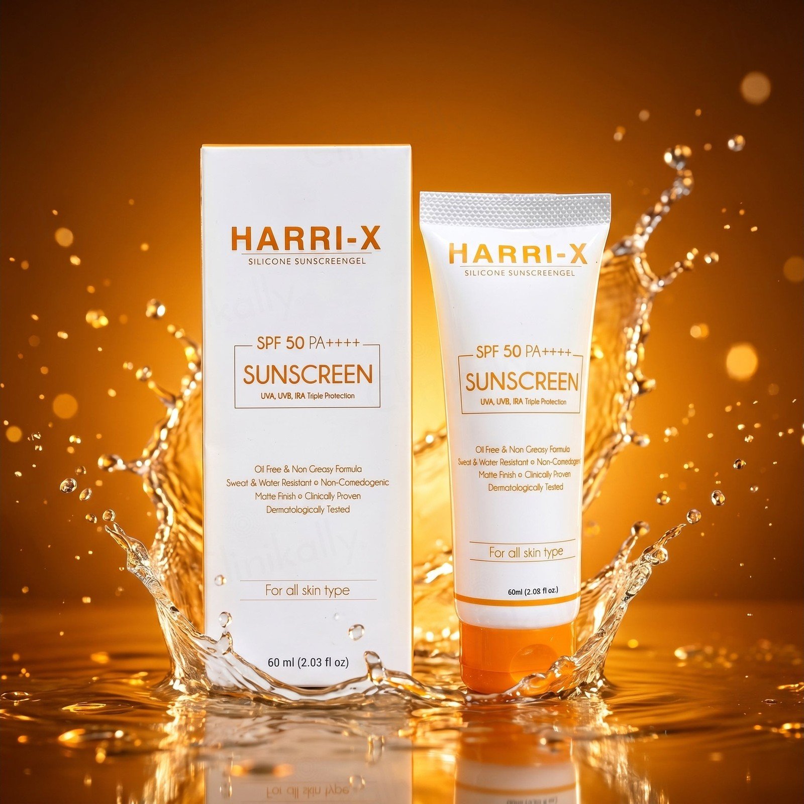 Buy Harri-X Silicone Sunscreen Gel SPF 50 PA++++ Online at Best